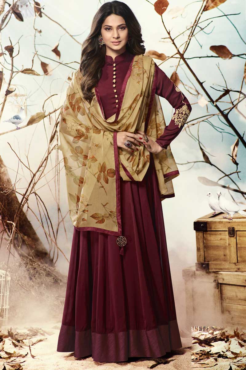 Anarkali Suit Dresses For Karwa Chauth 2018 Outfit Ideas Karva