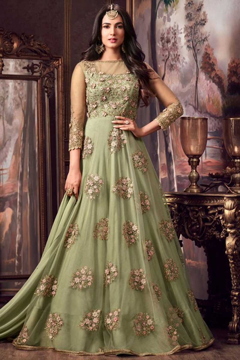 tea green color dress Vale Charmeuse Solid Maxi Dress Yellow / L main image 1