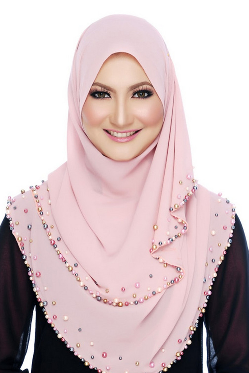 beaded hijab