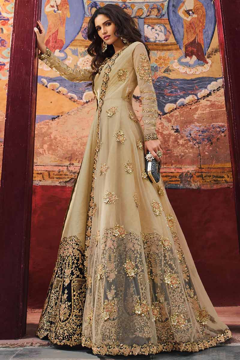 Jacket style anarkali suits online