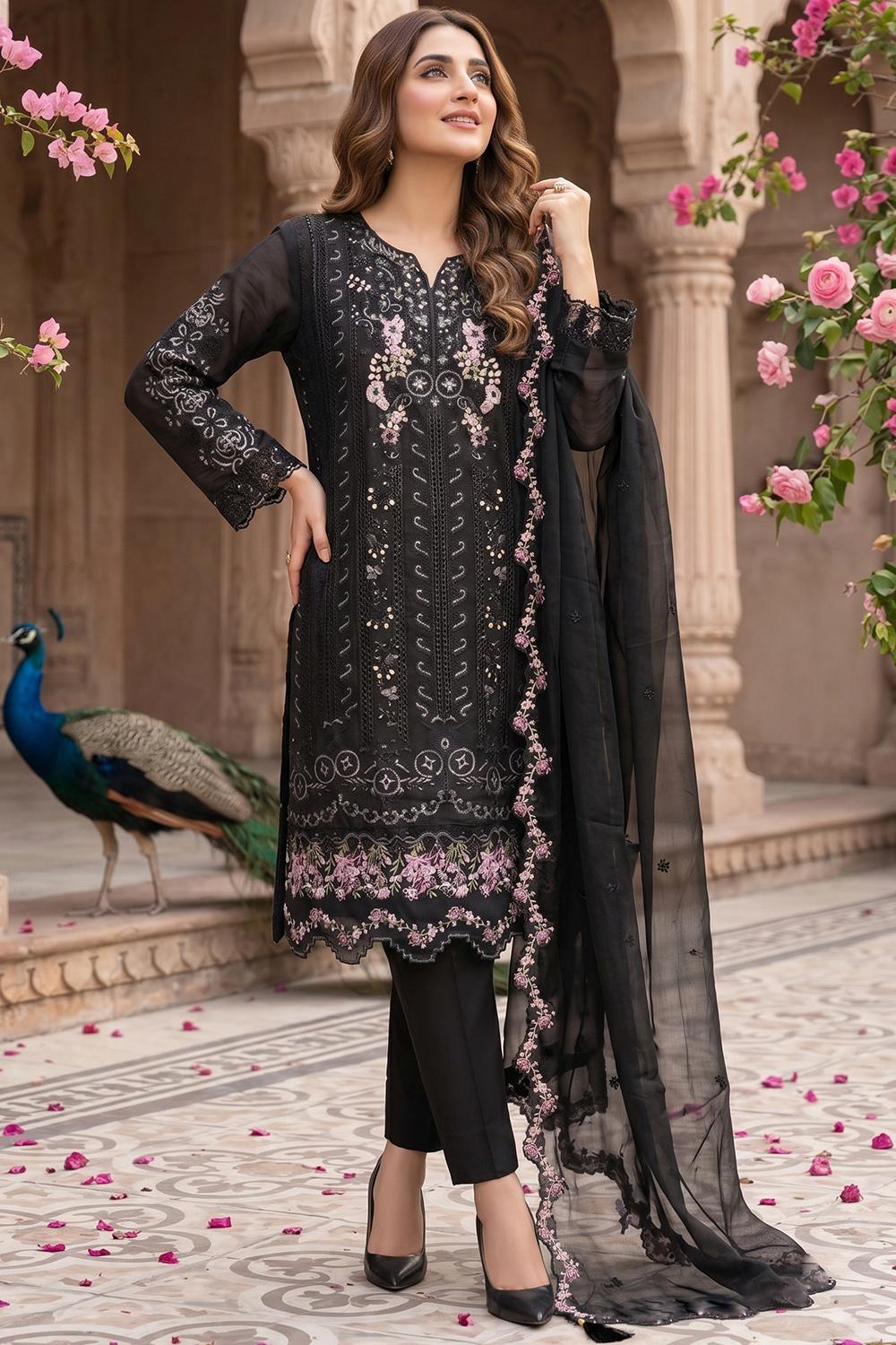 black chiffon dresses pakistani Buy Wedding Clothing Online for Women in USA Red Color:LILAC LIGHT BLUE Slide BABY BLUE TAFFETA GATHERED