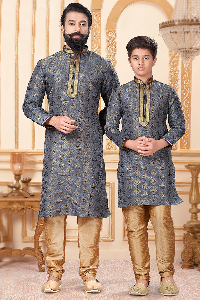 Father and son party wear dress best sale