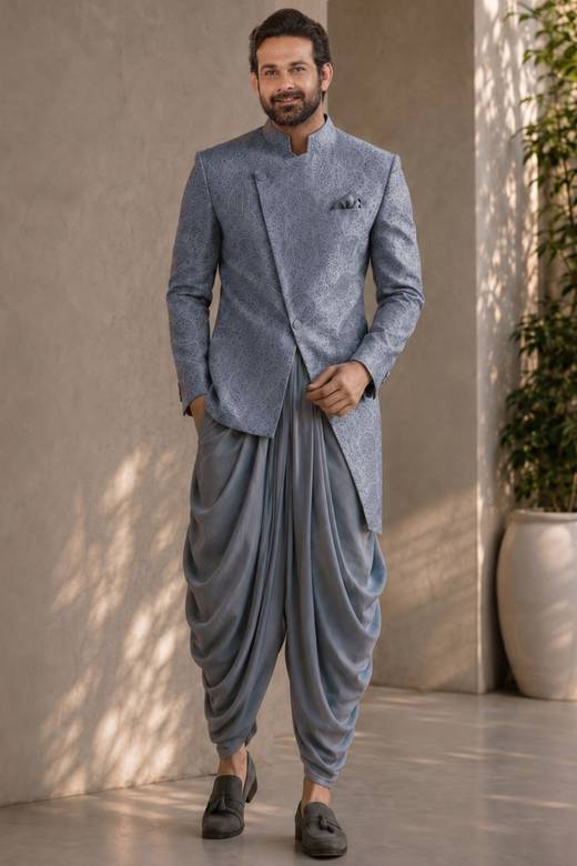 indo western dress for men Buy Blue Indian Dresses Online in USA Party wear Women's Size:Euro 41 = US 10-10.5 sexy bridal style PRETTYGARDEN Women's Short Sleeve Slim fit Model height