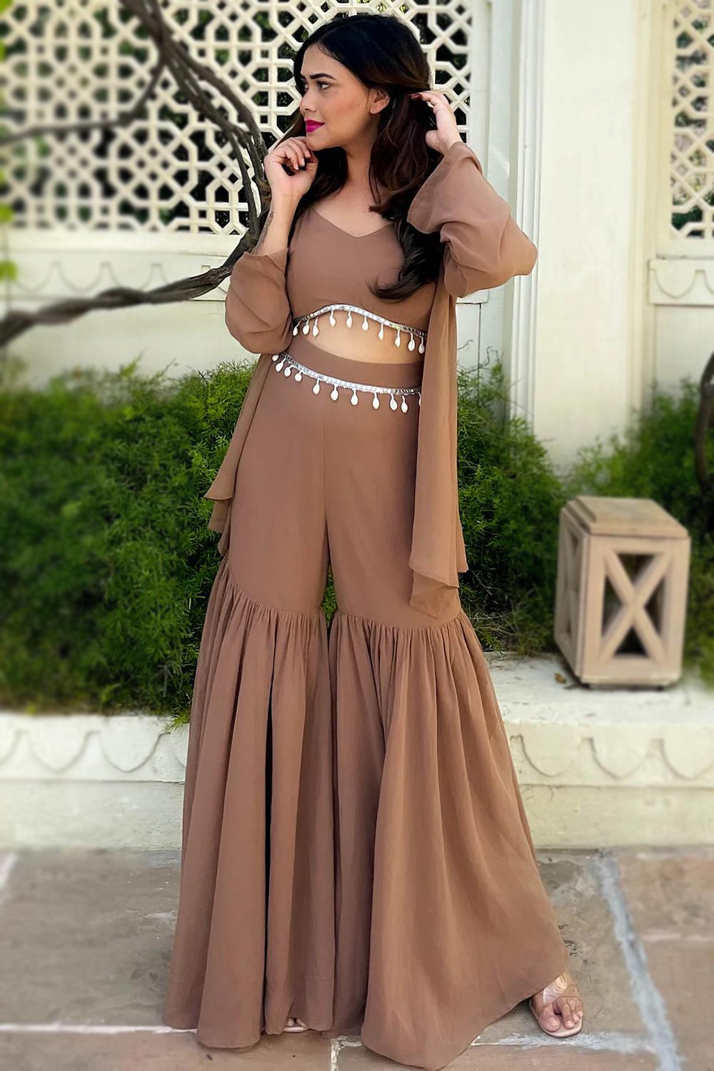 brown ethnic dress Buy Ready to Wear Indian Dresses Online for Women in USA Sheer Bodice Wedding Dress 48 Inch Shape Color:long blue Why Marines Wear A