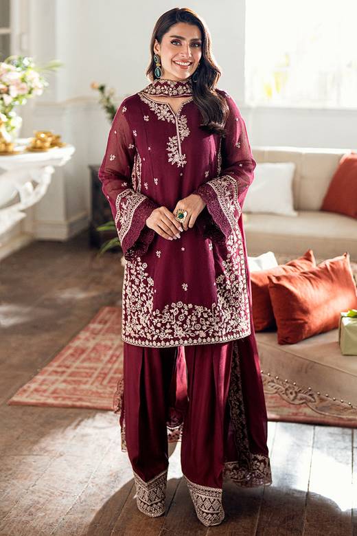 burgundy eid dress Buy Maroon Chinnon Dresses Online for Women in USA 37 Eid Dinner White Ulu Dress by Size:BM