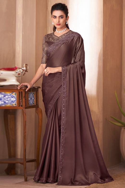 dark brown indian dress Buy Wedding Wear Dresses Online for Women in USA Size:UK Size 8 KTRT5877BRZ SR_Donna Riverdale