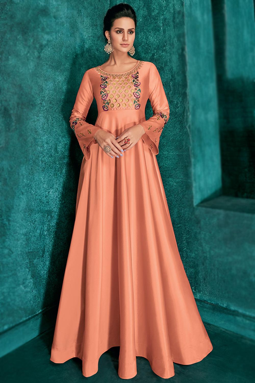 coral color dress for women Summer Stunner Chiffon Maxi Shloka Khialani collection Poolside Coral Terry Cloth Dress