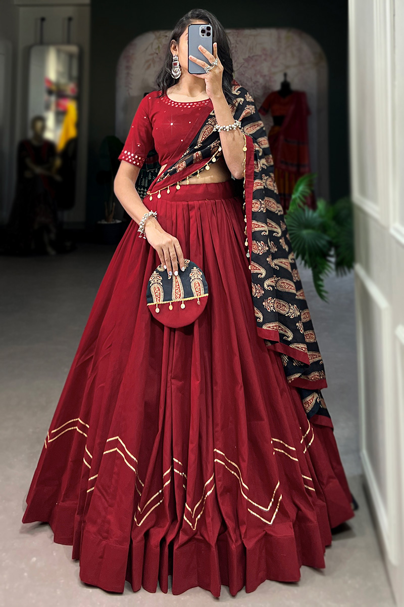 Readymade Lehenga Cotton Ghagra Choli Online Shopping Sea Blue