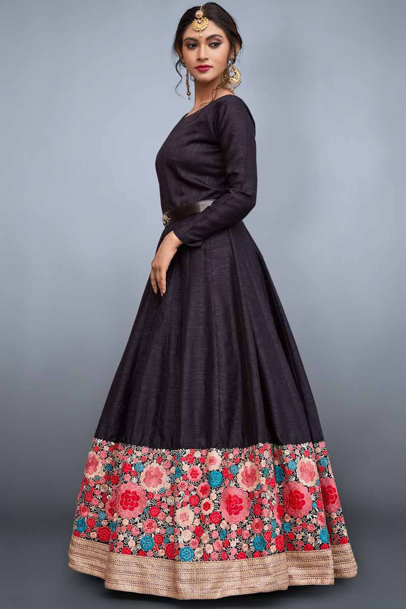 Black Color Navratri Gown Online With Best Price, 53% OFF