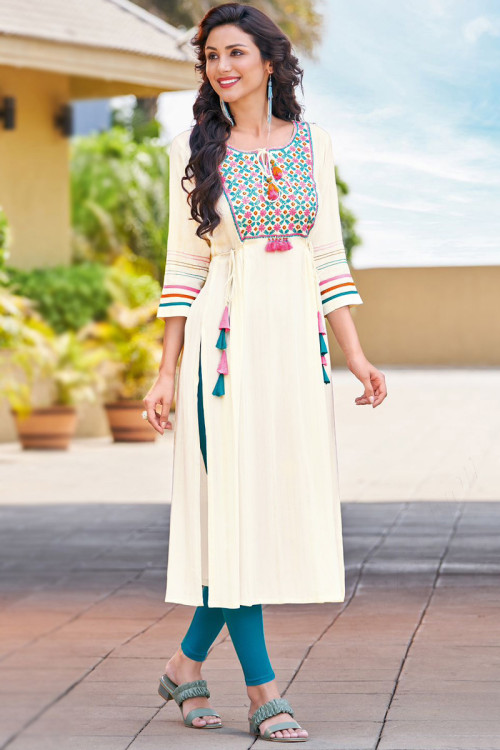 Buy Best Seller Eid Cotton Indian Kurti Tunic Online for Women in USA