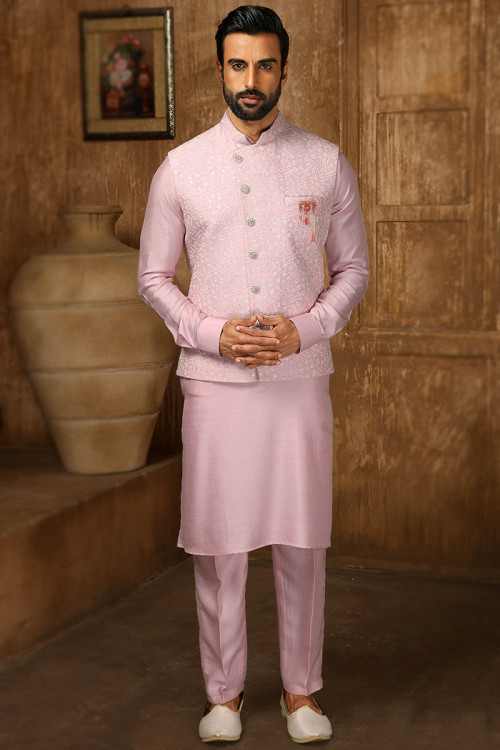 Kurta pajama pink colour new arrivals