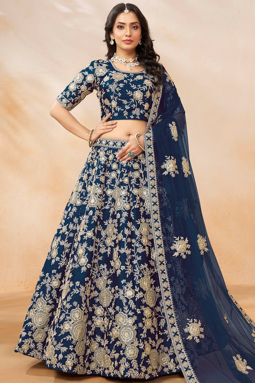 Art silk lehenga choli hot sale