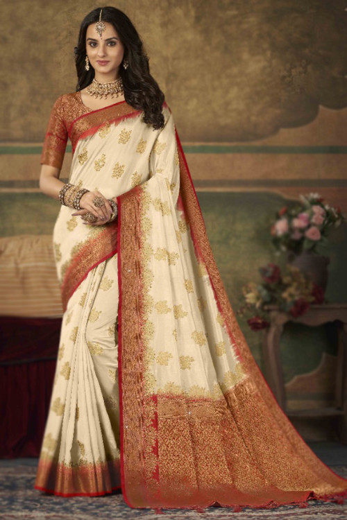 Vidhisha in White Saree - Saree Blouse Patterns-sgquangbinhtourist.com.vn