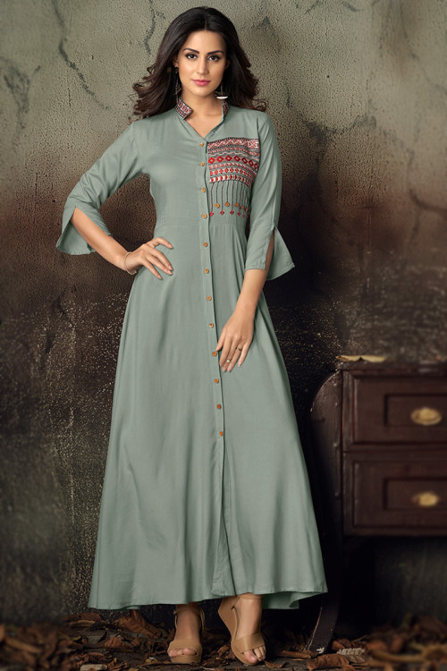 Half collar neck dress top