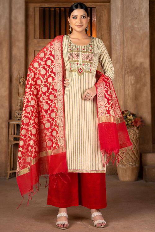 Buy Palazzo Pant Printed Salwar Kameez Online for Women in Malaysia