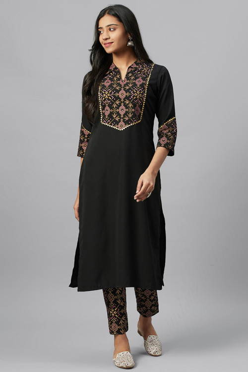 Get Bagru Red Block Printed Kaftan Dress at ₹ 1385 | LBB Shop