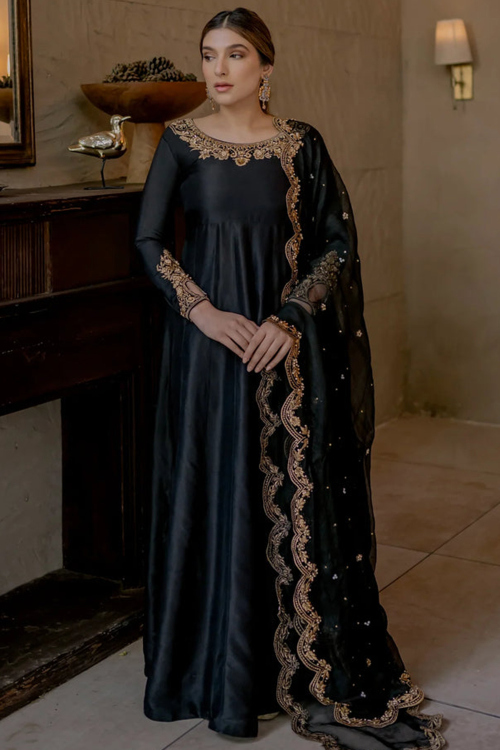 Buy Full Sleeve Asymmetrical Neck Anarkali Suits Online for Women in USA