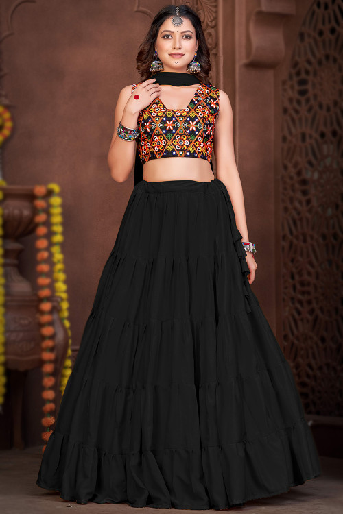 Black Lehengas Black Lehenga Choli Online Shopping