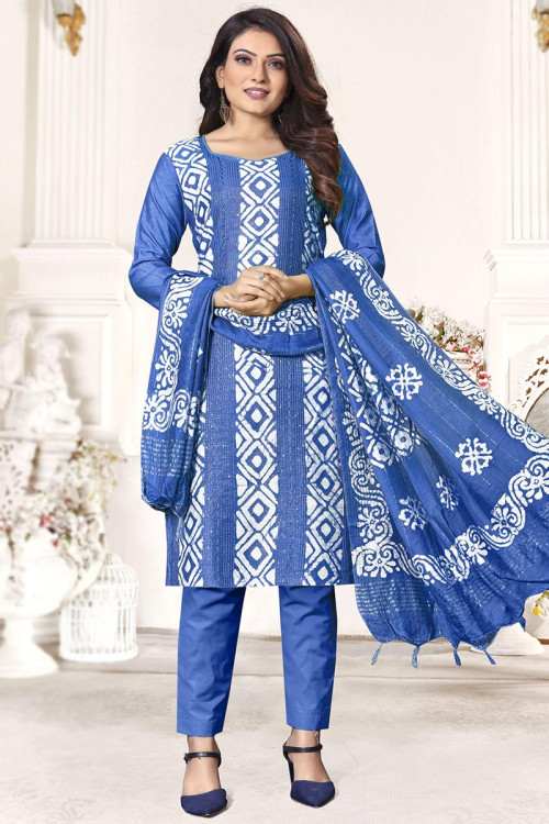 Buy 10 to 20 Discount on Lohri Printed Salwar Kameez Online for Women in UK