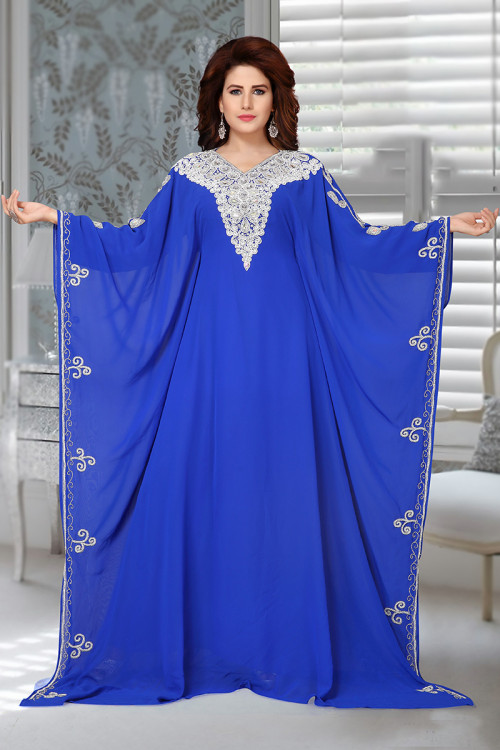 Buy Abaya Style V Neck Stone Work Plus Size Kurtis Online for Women in USA