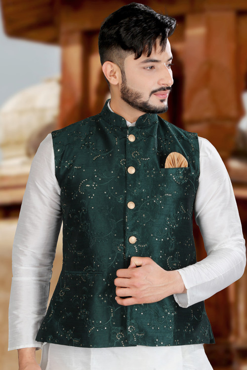 Ivory luxury embroidered fabric wedding prince coat Aazar for man of all  ages with inner kurta trouser order now online worldwide qatar uae kuwait  saudi arabia