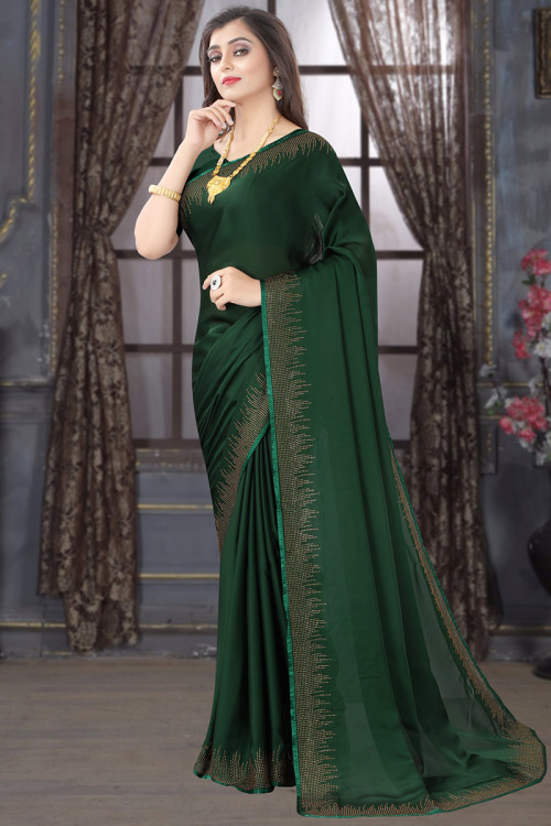 Satin outlet wedding sarees