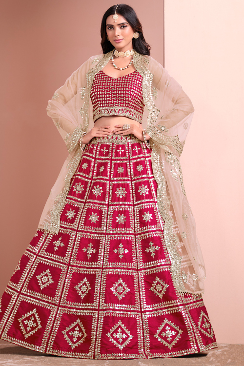 卸売 Buy Red USA in Women for Online Choli Lehenga Strap Spaghetti ヨガ・ピラティス