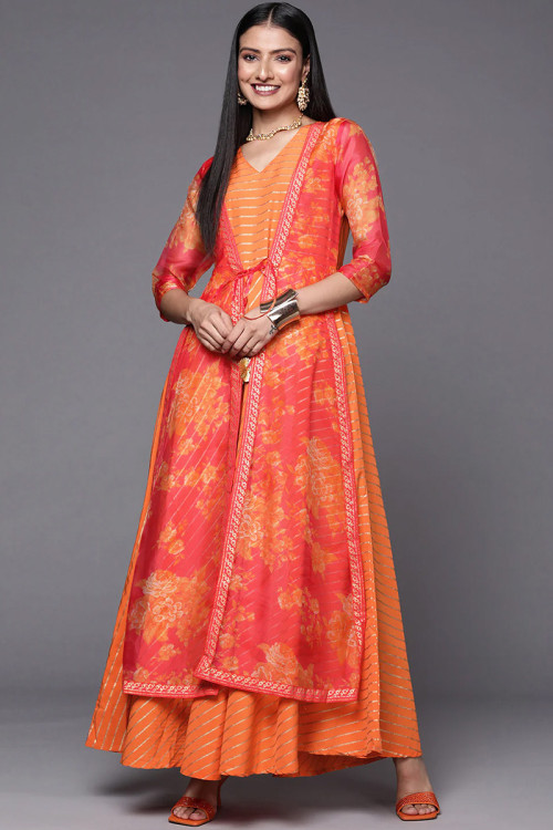 A line deals kurti with jacket