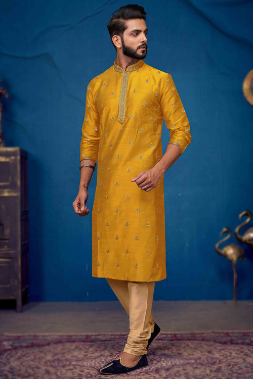 Cotton stitched churidar top