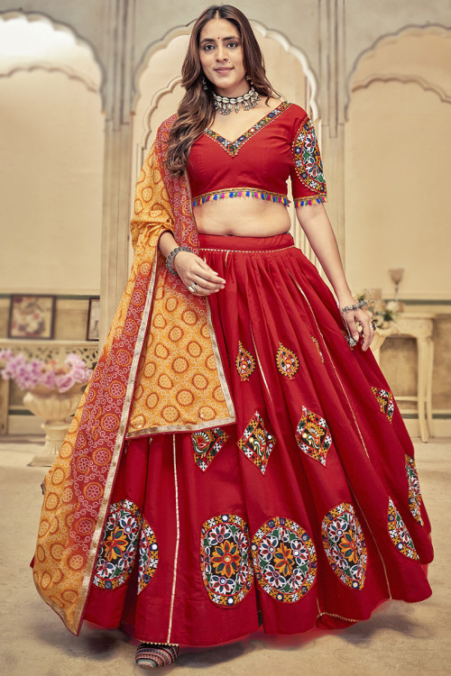 Gota patti lehenga choli online shopping best sale
