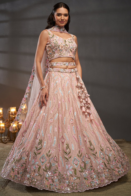 Chiffon lehengas shop