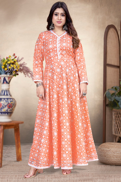 Buy 58 5XL Size Cotton Pre Stitched Indian Dresses Online for Women in USA