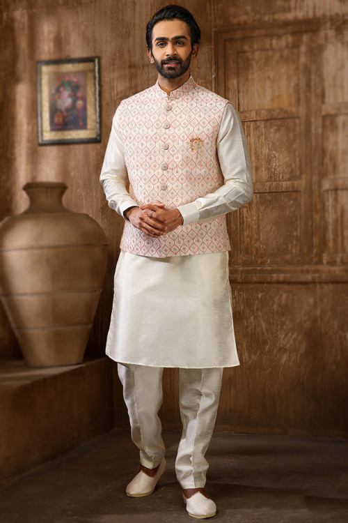 Beige Kurtas Buy Beige Kurta Pajama Online for Men in USA