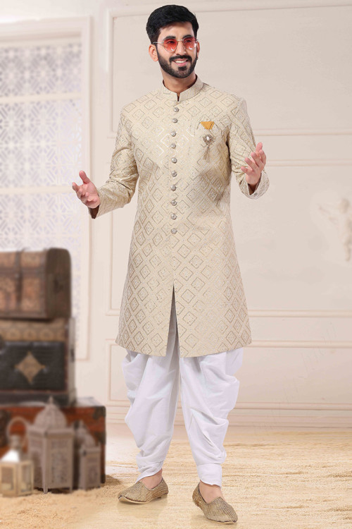Indo western dresses for engagement for mens online