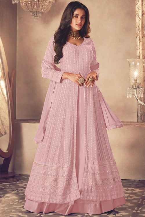 Pink gown online discount