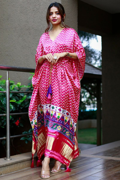 Buy Pink Kaftan Dresses Online | Andaaz Fashion USA Buy Pink Kaftan Dresses Online | Andaaz Fashion USA