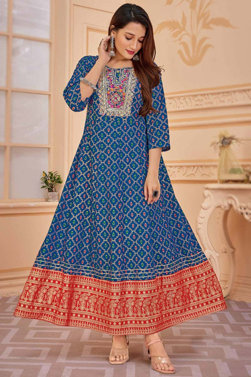 Casual frock style shop