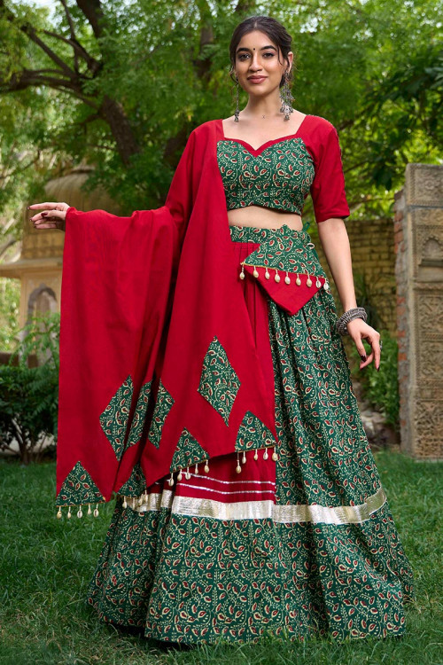 Cotton chaniya choli designs store