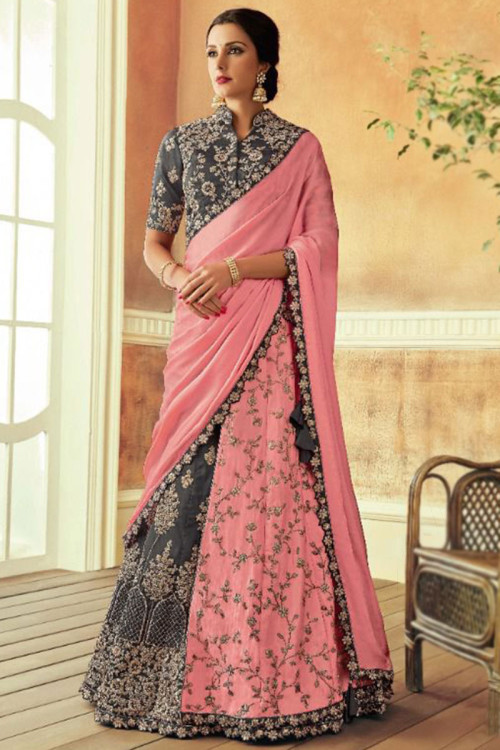Unique & Elegant Pink Lehenga designs for Bride to be | Lehenga designs,  Sleeves designs for dresses, Lehenga choli