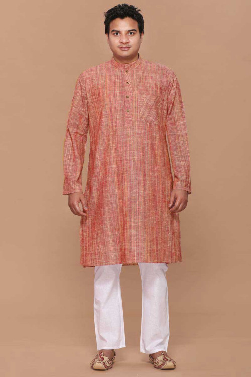 Men's Handloom Cotton Kurta for Eid