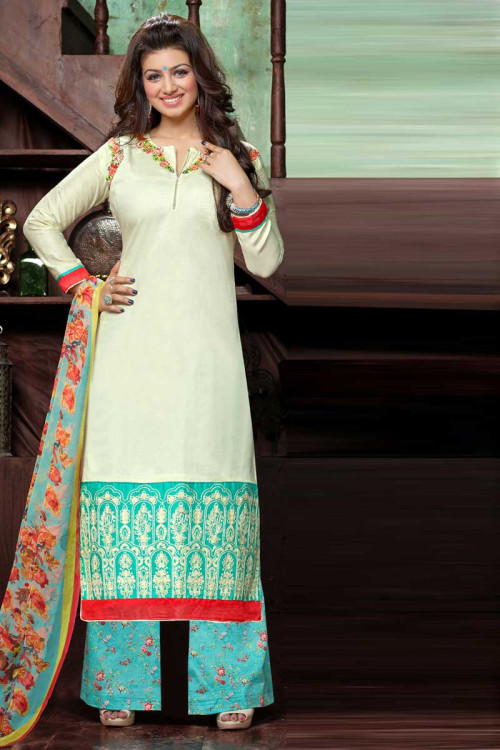 Designer Beige Printed Heavy Pashmina Trouser Salwar Kameez Material Gan35  at Rs 2999.00 | ड्रेस मेटीरियल - Anvi Creations, Lucknow | ID: 26105242091