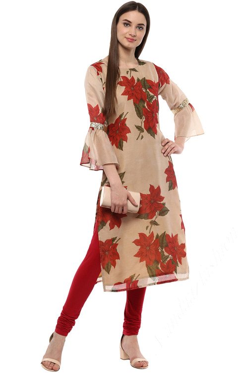 Flipkart bell sales sleeves kurti