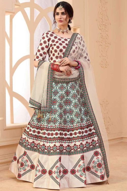 Digital print deals lehenga online