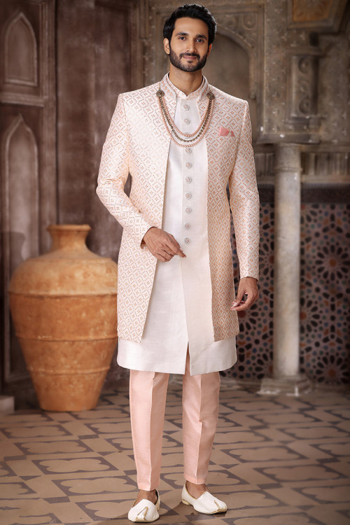 Dusty pink jacket for wedding store