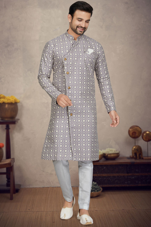 Angrakha kurta best sale pajama