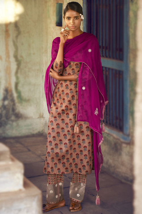 Cotton silk salwar suit cheap