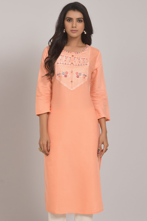 Peach kurtis online store