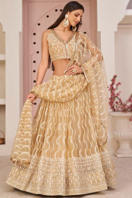 Golden on sale chaniya choli