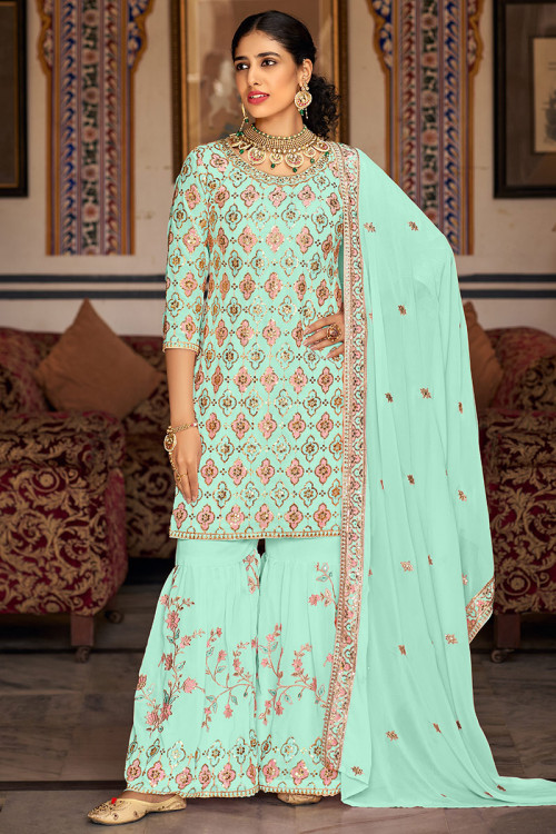 Shararas Suit Buy Latest Sharara Dress Online in the USA