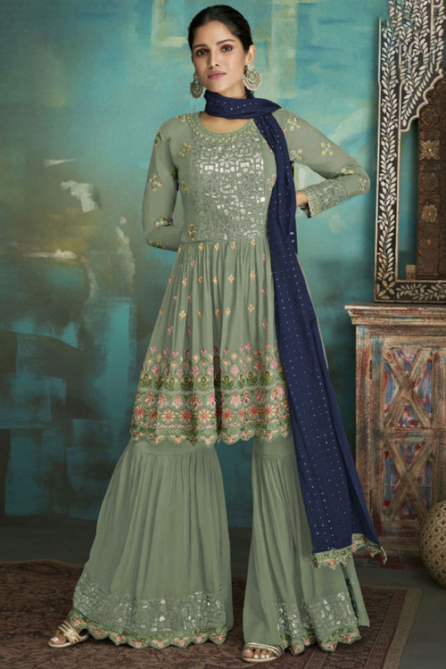 Short frock and gharara on sale